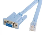 StarTech RJ-45 Male to DB9 Serial Port Female Cable For Cisco Router 1.8m Blue DB9CONCABL6