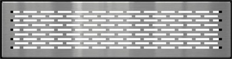 KRATKI ΠΕΡΣΙΔΑ ΔΑΠΕΔΟΥ 940/SZ/FLOOR/SZLIF 9X40CM INOX