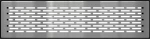 KRATKI ΠΕΡΣΙΔΑ ΔΑΠΕΔΟΥ 940/SZ/FLOOR/SZLIF 9X40CM INOX