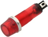 Λαμπάκι 9mm 230V Κόκκινο