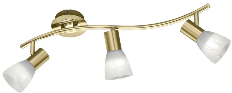Trio Lighting Levisto Τριπλό Σποτ με Ντουί E14 σε Κίτρινο Χρώμα